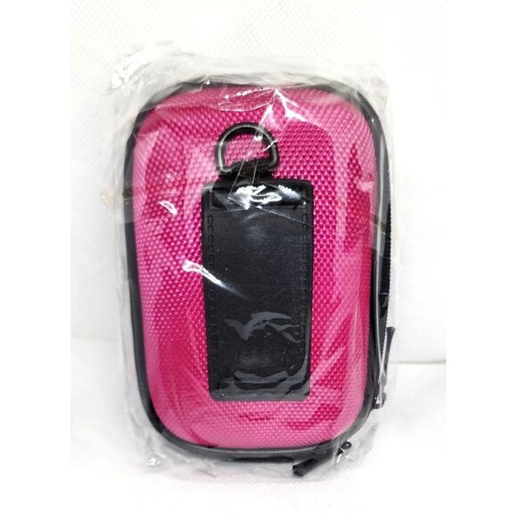 Durable Pink Camera Bag/Wallet with Belt Clip and Hand Bracelet - Hard Shell - Picture 12 of 16